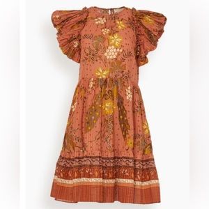 NWT Ulla Johnson Etta Dress in Cardinal